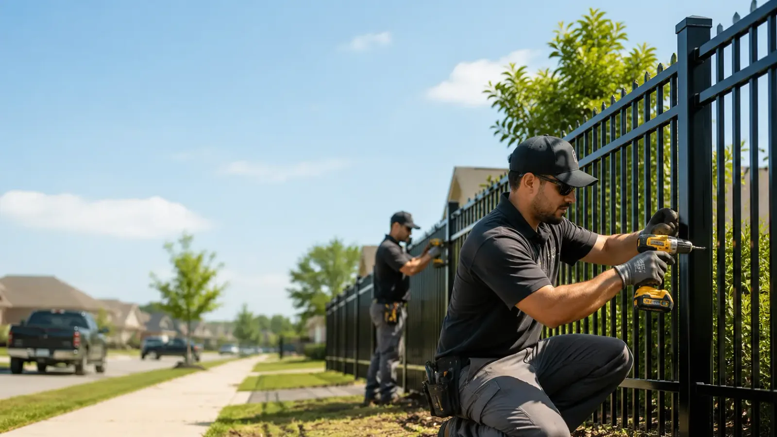 Metal Fence Installation in Madison, CT